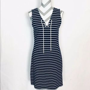 Ralph Lauren LRL Womens Dress Blue White Striped